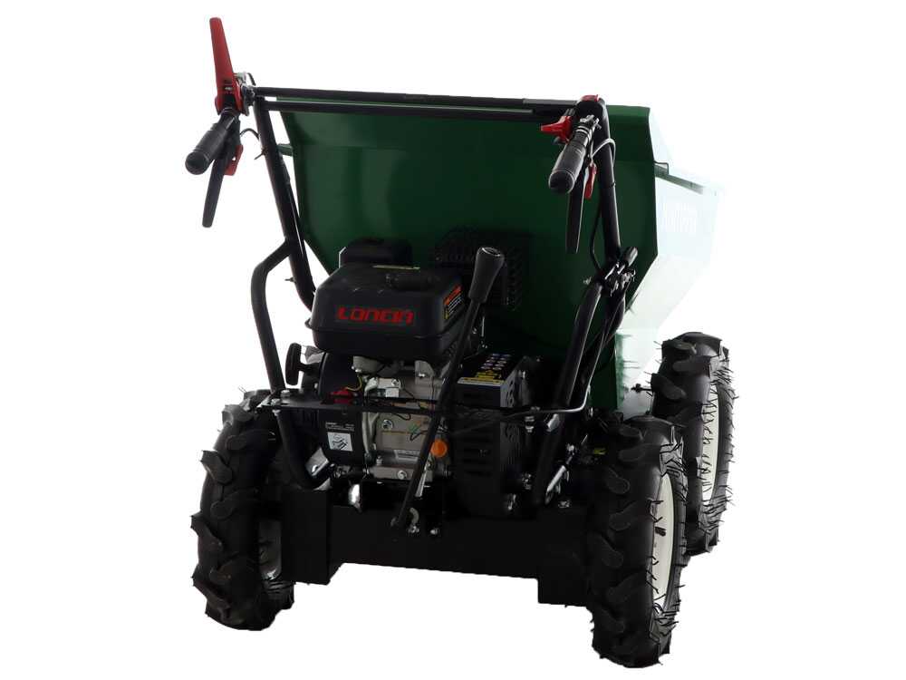 Brouette 4x4 à essence GreenBay MiniTipper 300 L - Moteur Loncin G200F – Image 3