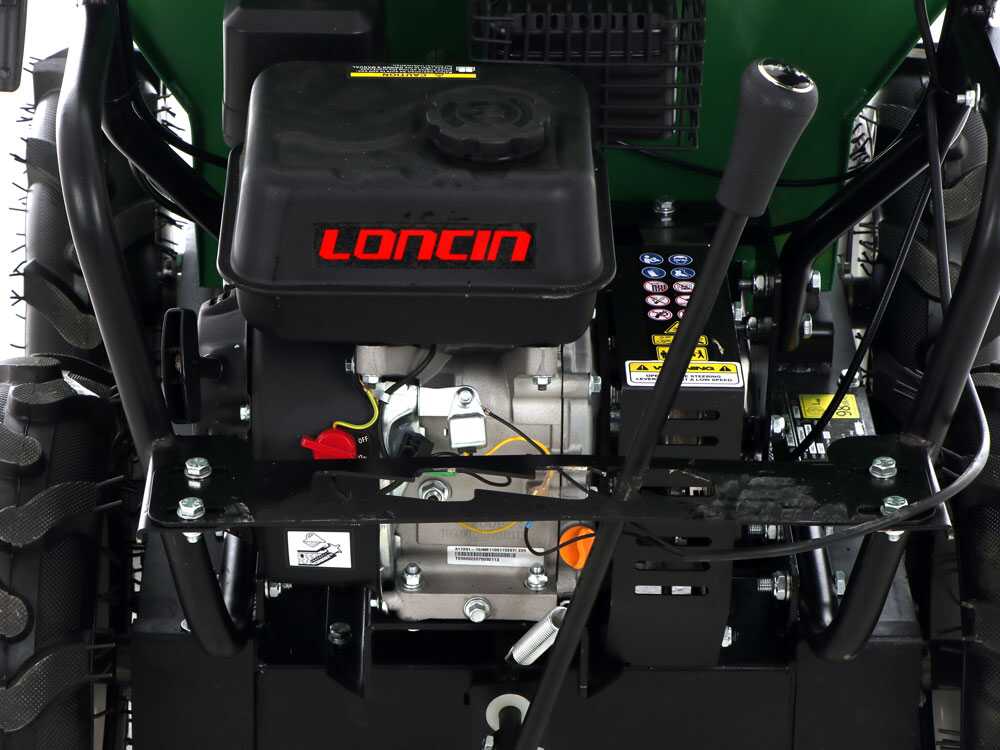 Brouette 4x4 à essence GreenBay MiniTipper 300 L - Moteur Loncin G200F – Image 5