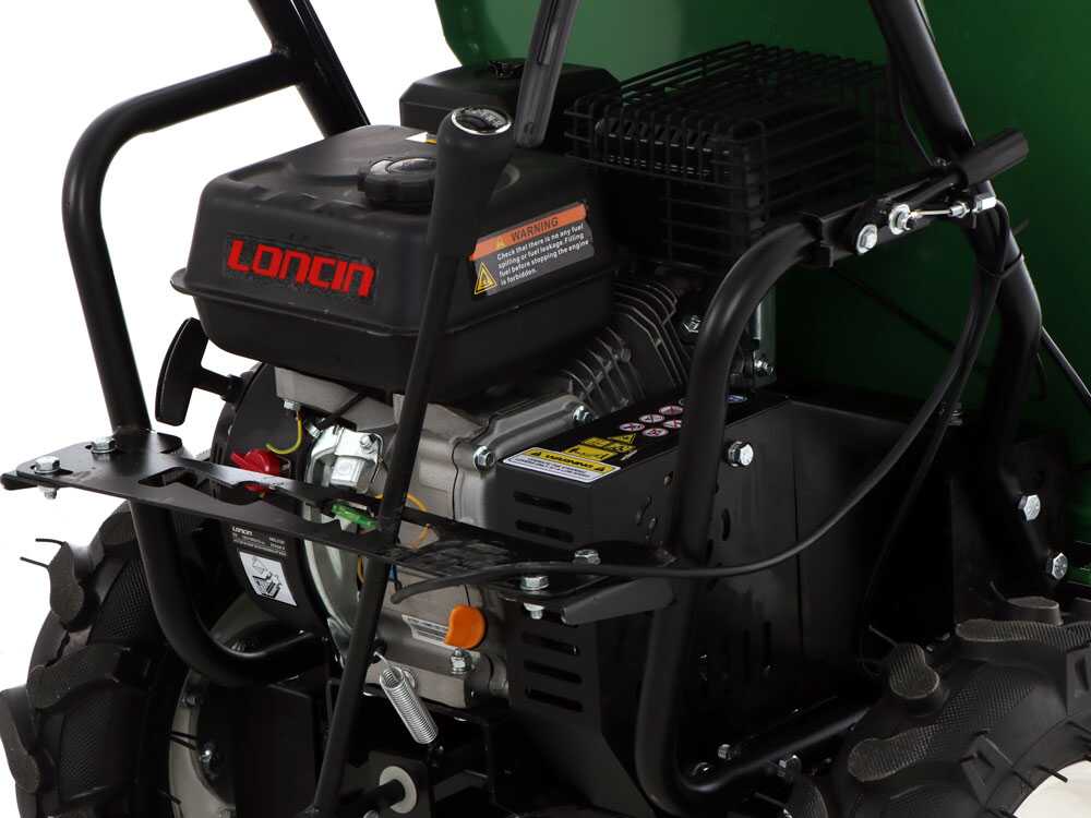 Brouette 4x4 à essence GreenBay MiniTipper 300 L - Moteur Loncin G200F – Image 4
