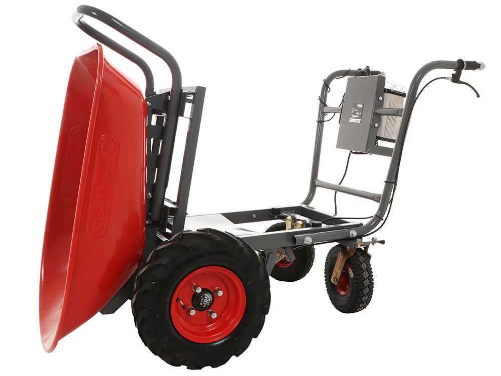 Brouette électrique à batterie Geotech CAR 300T-100 - Batterie de 40V et 6 Ah – Image 6