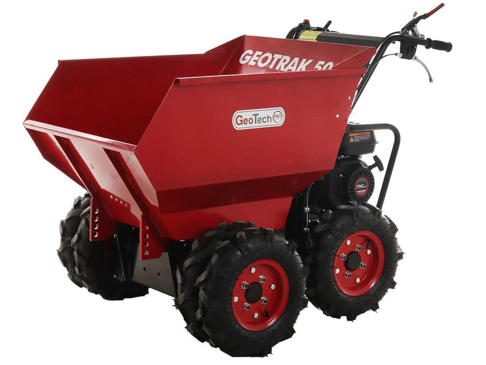 Brouette à moteur GeoTechPro GEOTRAK 500 - benne dumper 500 kg - 6 roues motrices – Image 2