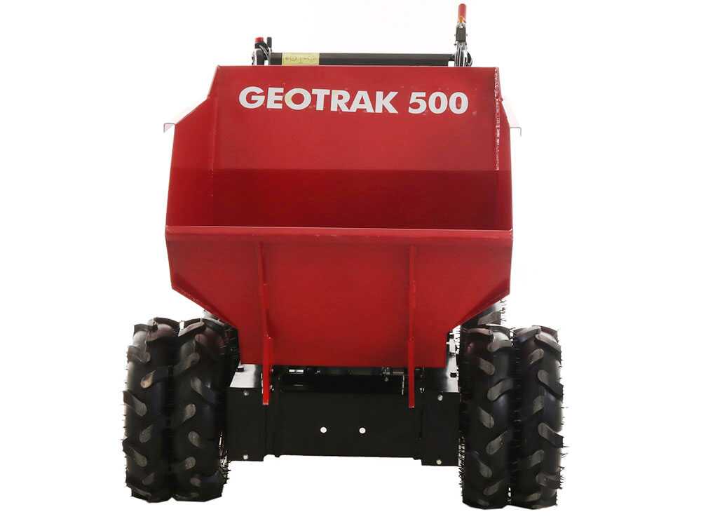 Brouette à moteur GeoTechPro GEOTRAK 500 - benne dumper 500 kg - 6 roues motrices – Image 7