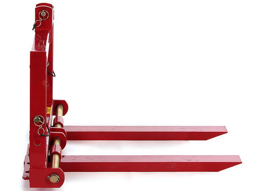GeoTech D300 - Fourche à palettes pour tracteur - Portepalette postérieure - Capacité de charge 300 Kg – Image 6