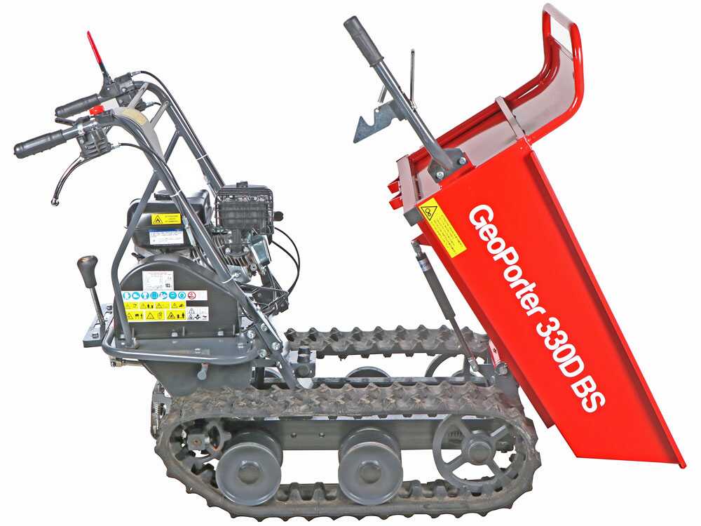 GeoTech GeoPorter 330D BS - Brouette à moteur - benne dumper charge 300 kg – Image 3