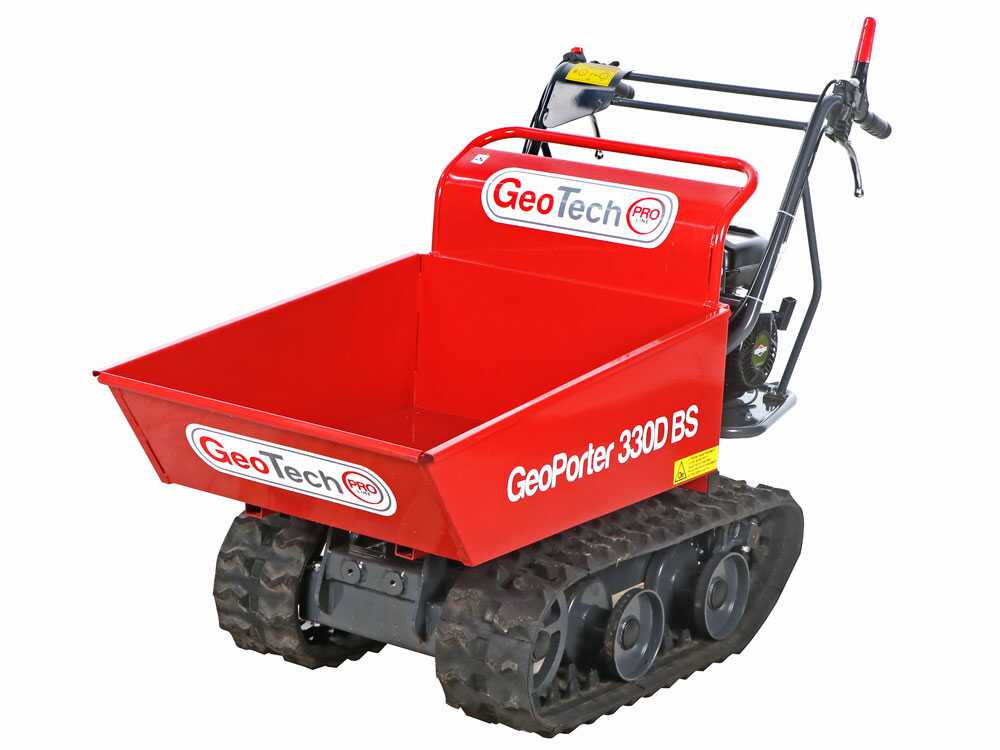 GeoTech GeoPorter 330D BS - Brouette à moteur - benne dumper charge 300 kg – Image 6