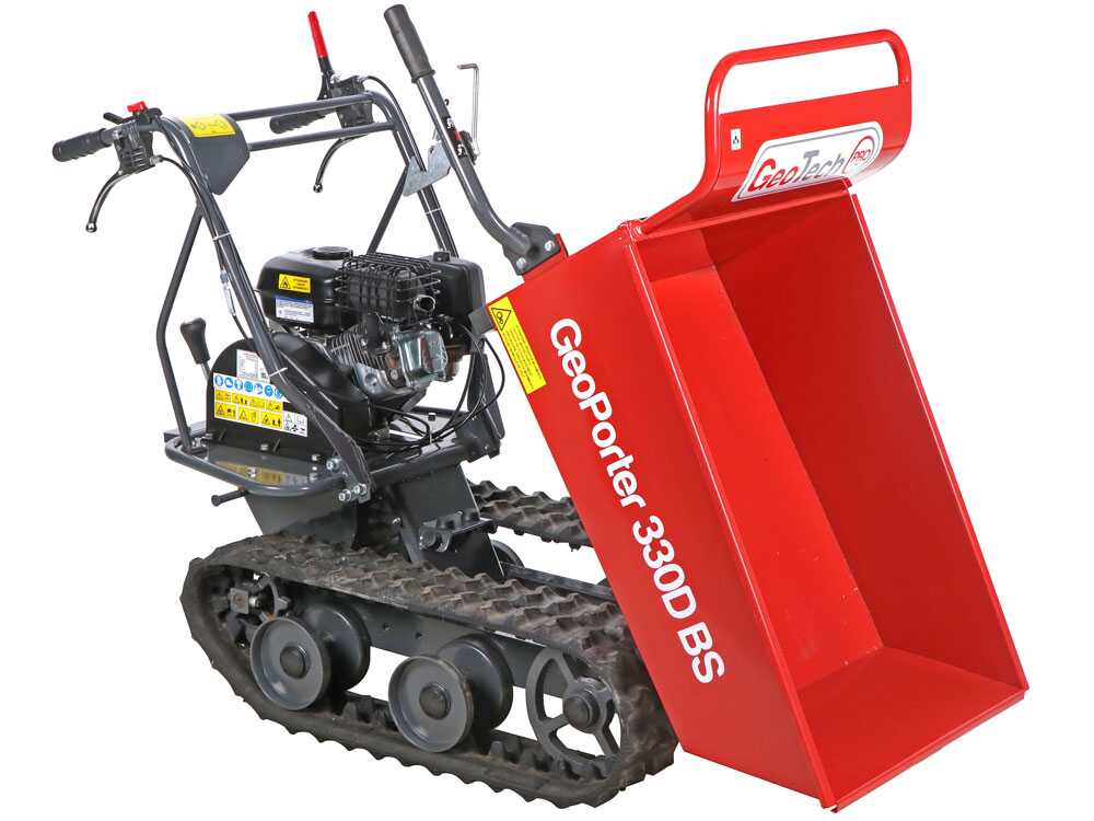 GeoTech GeoPorter 330D BS - Brouette à moteur - benne dumper charge 300 kg – Image 7