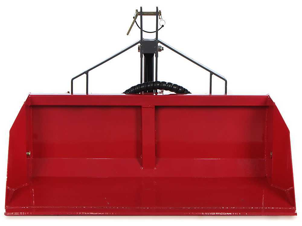 Godet arrière hydraulique pour tracteur GeoTech de 120 cm - Série médium - Charge 300Kg – Image 2