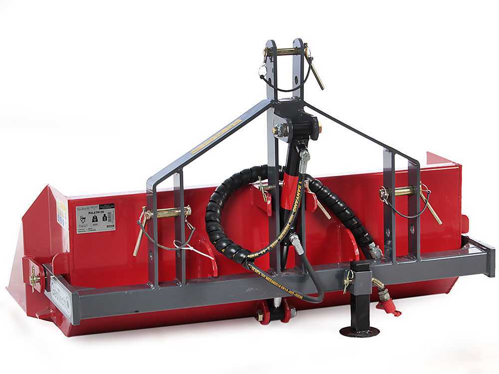 Godet arrière hydraulique pour tracteur GeoTech de 120 cm - Série médium - Charge 300Kg – Image 5