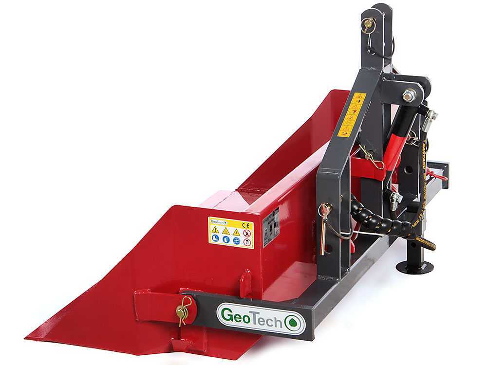 Godet arrière hydraulique pour tracteur GeoTech de 120 cm - Série médium - Charge 300Kg – Image 3
