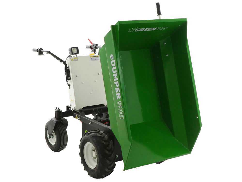 GREENBAY eDumper 500 - Brouette électrique à batterie - 48V 32Ah – Image 12