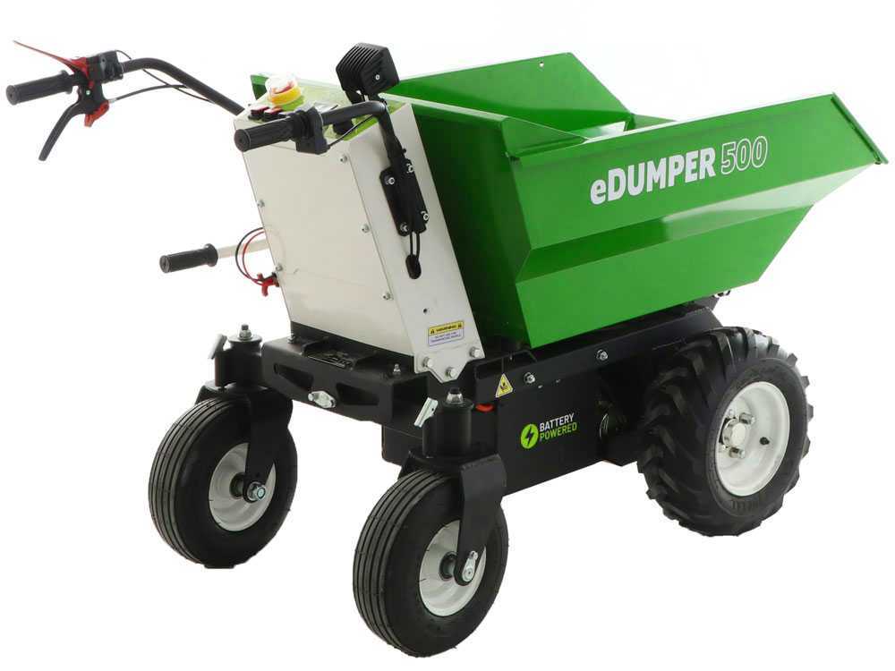 GREENBAY eDumper 500 - Brouette électrique à batterie - 48V 32Ah – Image 6