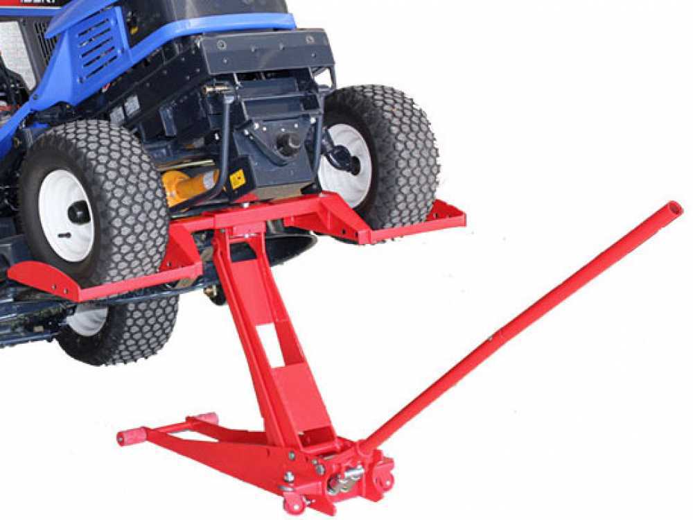 Lève tondeuse professionnel pour autoportée, élévateur pour maintenance 800 Kg – Image 5