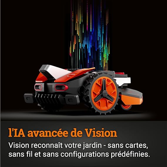 WORX LANDROID Vision WR206E.1, Robot Tondeuse sans Fil périphérique 600 m² Surf.Max 700 m² – Image 5